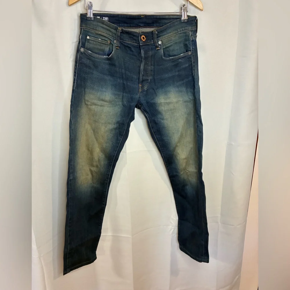 G Star 3301 Slim Blue Jeans Mens 29/32‎